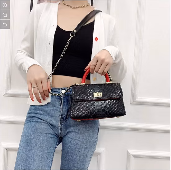 Dames Dame Femmes Réplique AAA PU/Véritable Message En Cuir Sac Embrayage Sacs À Main